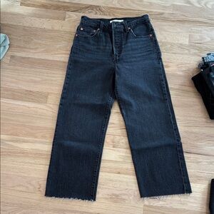 Levi's Women's Straight Leg Black Jeans